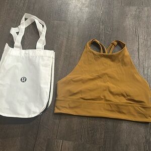 Lululemon high neck sports bra